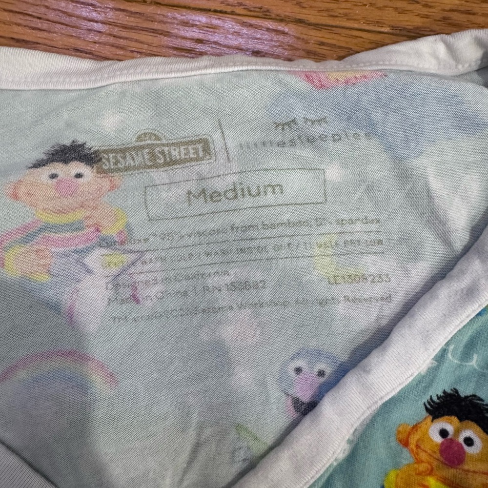 Little Sleepies Sesame Street Pajama Shirt - Picture 4 of 4